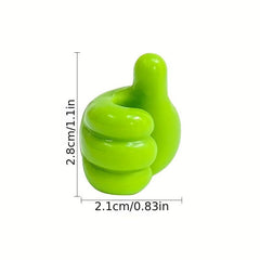 Multifunctional Cartoon Thumbs Bracket No Punching Sticky Hook