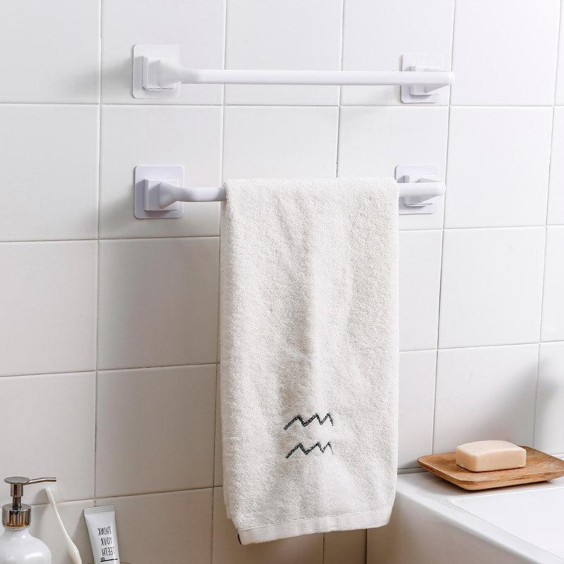1pc Over Towel Bar & Display Rack Organizer Hook Self Bathroom Wall Door