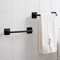 1pc Over Towel Bar & Display Rack Organizer Hook Self Bathroom Wall Door