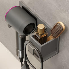 Hair Dryer Holder Wall Mounted Bathroom Storage Rack