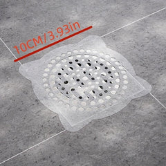 Disposable Shower Drain Mesh Stickers Hair Catchers Sink Strainer Filter Stick