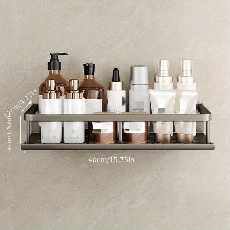 Bathroom Hanging Shelf Wall Mounted Storage Rack Aluminum Organizer