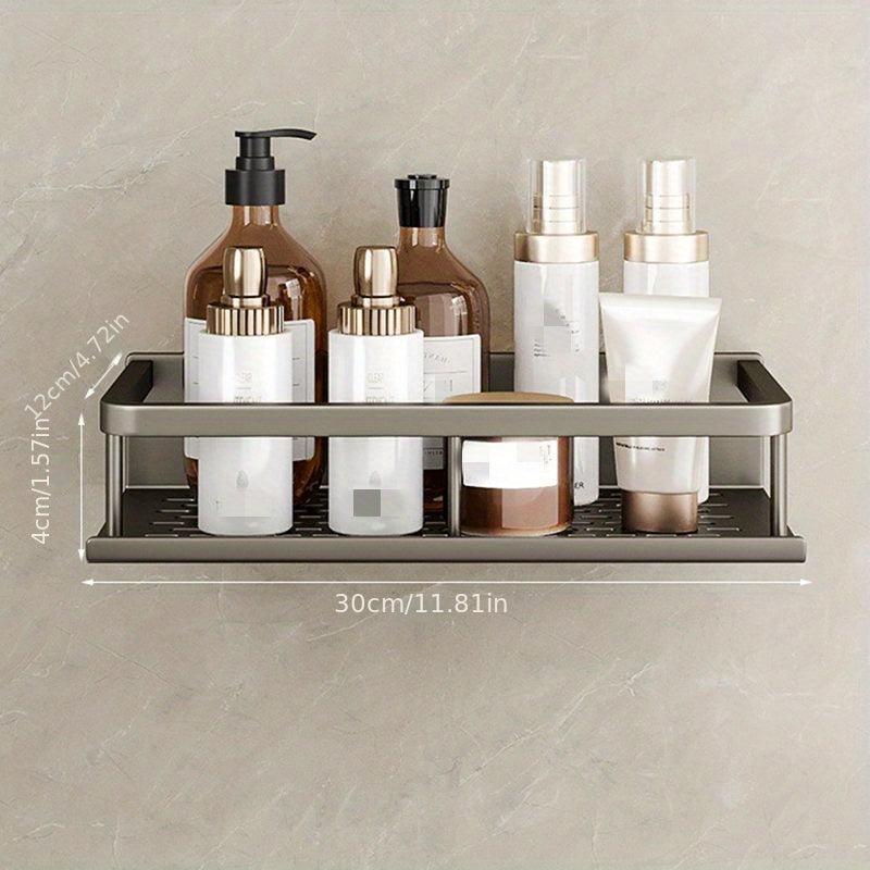 Bathroom Hanging Shelf Wall Mounted Storage Rack Aluminum Organizer