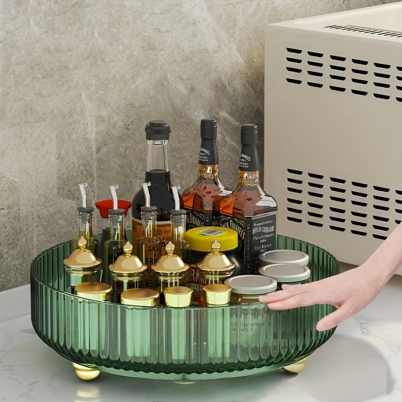 360 Rotating Cosmetic Storage Box Makeup & Skin Care Shelf Organizer
