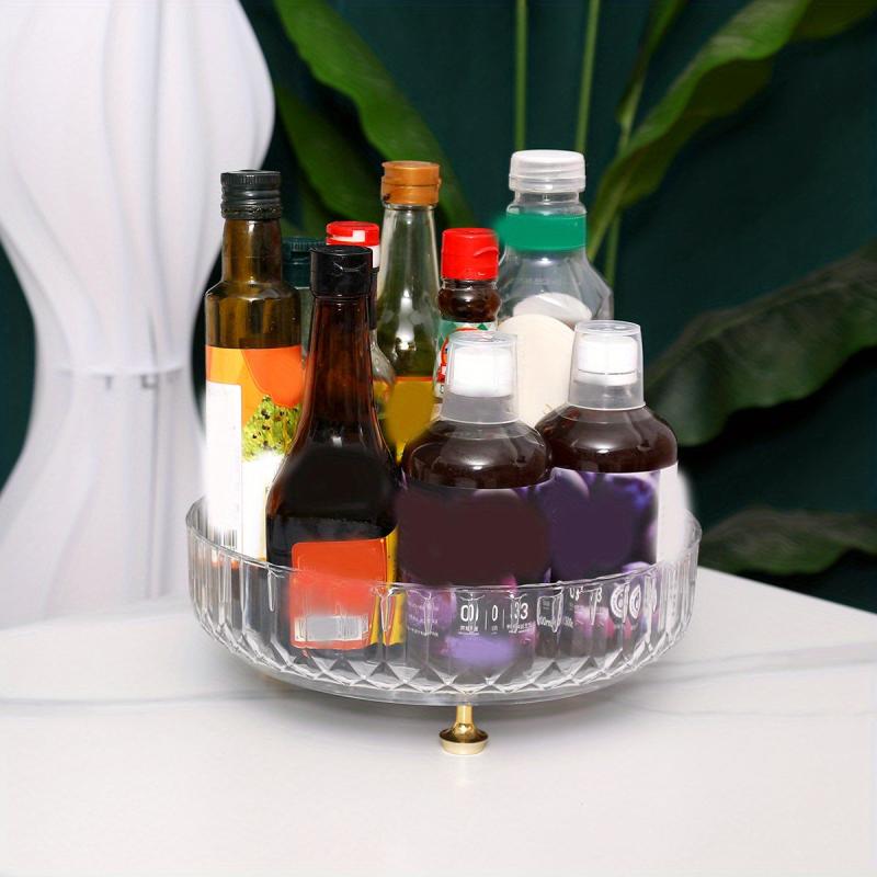 360 Rotating Cosmetic Storage Box Makeup & Skin Care Shelf Organizer