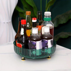 360 Rotating Cosmetic Storage Box Makeup & Skin Care Shelf Organizer