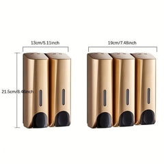 Wall Mounted Soap Dispenser Manual Press Large Capacity Lotion Container