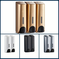 Wall Mounted Soap Dispenser Manual Press Large Capacity Lotion Container