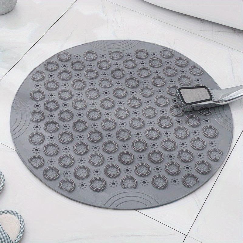 Foot Massage Shower Mat with Anti Slip PVC and Drain Holes for Home Bathroom