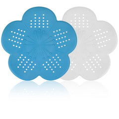 2pcs Sink Strainer Hair Catcher Anti Clog Stopper Shower Drain Cover