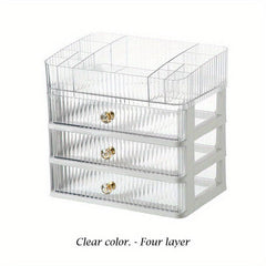 Acrylic Makeup Table Dustproof Finish Box Desktop Storage Drawer