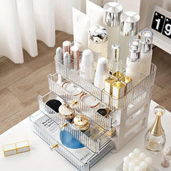 Acrylic Makeup Table Dustproof Finish Box Desktop Storage Drawer