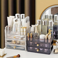 Acrylic Makeup Table Dustproof Finish Box Desktop Storage Drawer