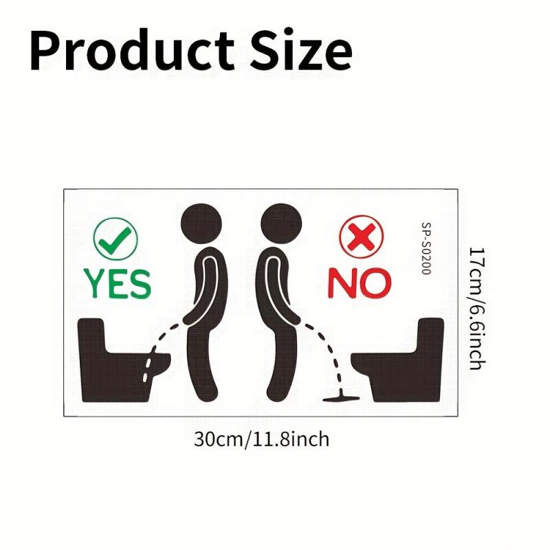 Funny Toilet Lid Decal Removable Wall Sticker Bathroom Decor