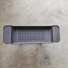 Plastic Bathtub Caddy Tray Non-slip Drain Rack