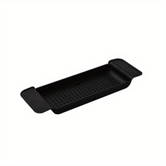 Plastic Bathtub Caddy Tray Non-slip Drain Rack