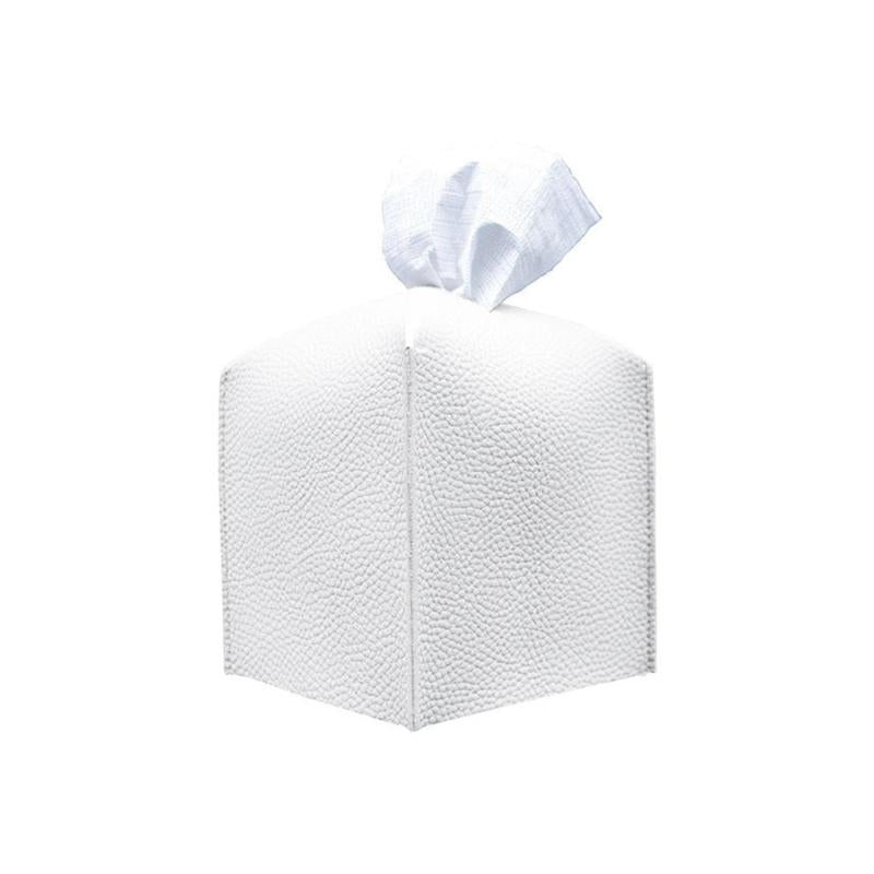 Tissue Storage Bag PU Leather Decorative Tissue Holder For Home Bathroom Office
