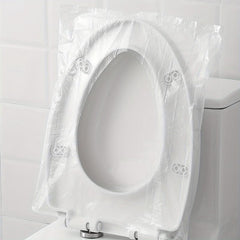 50pcs Disposable Toilet Seat Covers for Travel, Waterproof Toilet Paper Mat