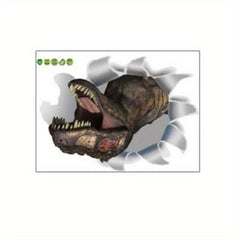Dinosaur Toilet Lid Decal Removable Wall Sticker Bathroom Decor