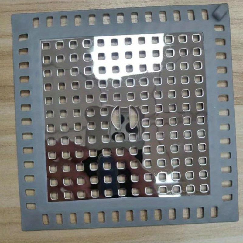 Shower Drain Strainers Stainless Steel & Silicone Hair Catcher