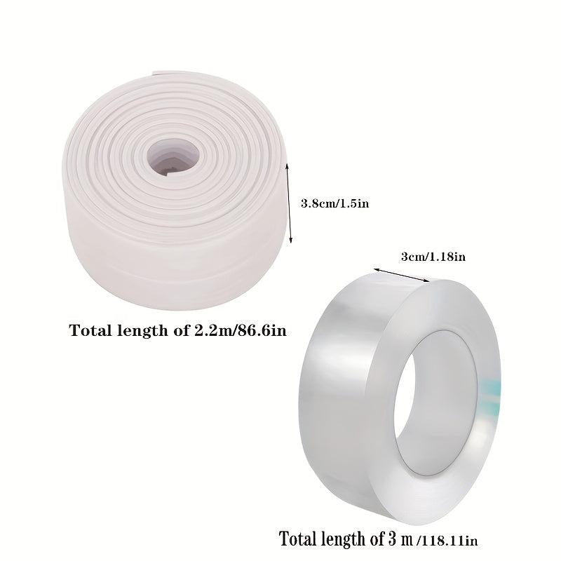 Waterproof Toilet Caulk Strip Self Adhesive Sealing Tape