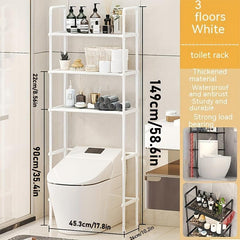 3 Tier Over Toilet Storage Rack Bathroom Organizer Shelves Space Saver
