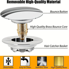 Universal Tub Stopper Bathtub Drain Pop Up Bathtub Drain Plug