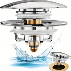 Universal Tub Stopper Bathtub Drain Pop Up Bathtub Drain Plug