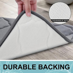 Memory Foam Bath Rug Soft Non Slip Absorbent Bath Mat