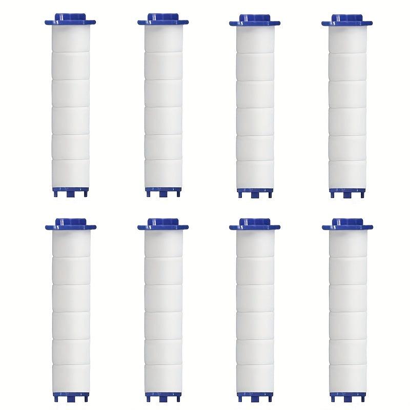 8pcs Handheld Shower Head Filter - Remove Chlorine & Harmful Substanc