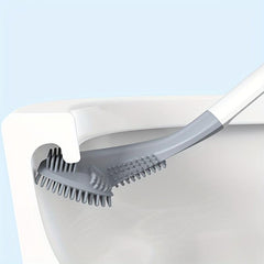 Long Handled Silicone Golf Toilet Brush with Leak Proof Base