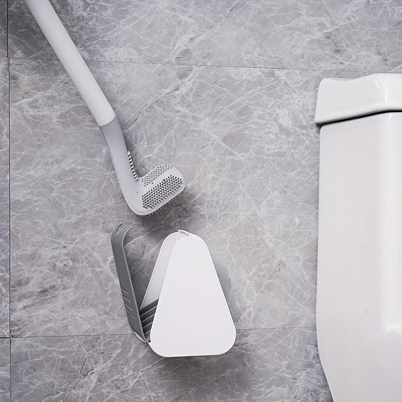Long Handled Silicone Golf Toilet Brush with Leak Proof Base