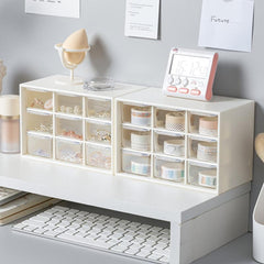 Dustproof Drawer Storage Box Stationery Jewelry Cosmetic Storage Box