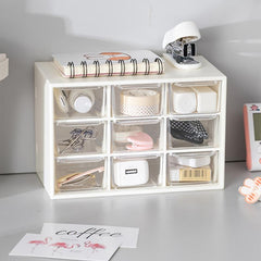 Dustproof Drawer Storage Box Stationery Jewelry Cosmetic Storage Box