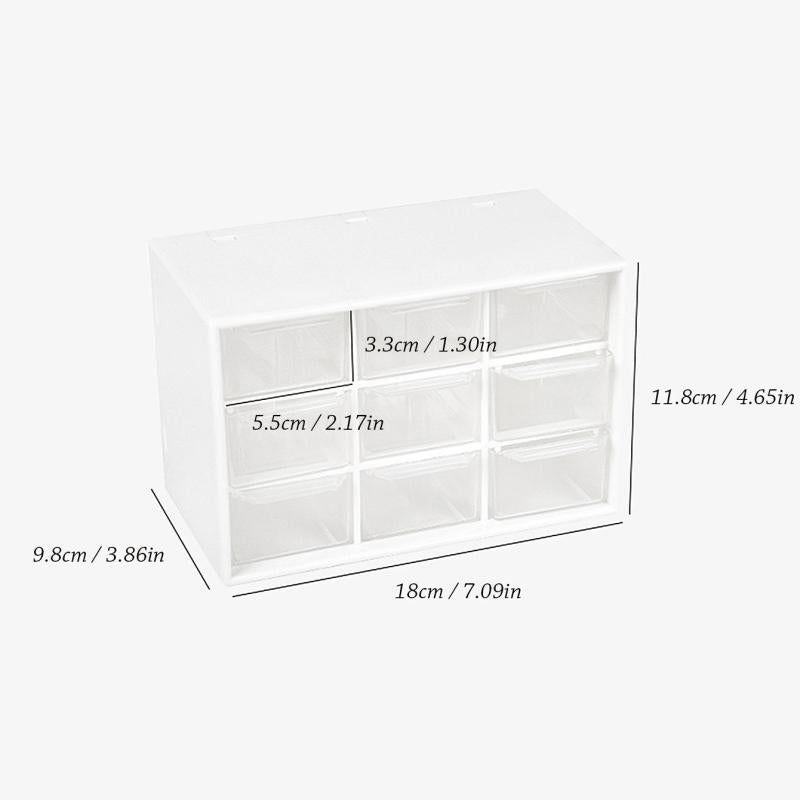 Dustproof Drawer Storage Box Stationery Jewelry Cosmetic Storage Box