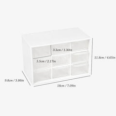 Dustproof Drawer Storage Box Stationery Jewelry Cosmetic Storage Box