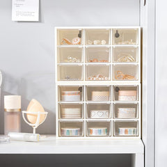 Dustproof Drawer Storage Box Stationery Jewelry Cosmetic Storage Box