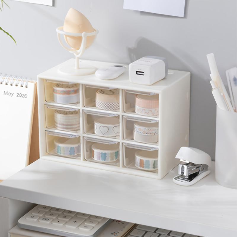 Dustproof Drawer Storage Box Stationery Jewelry Cosmetic Storage Box