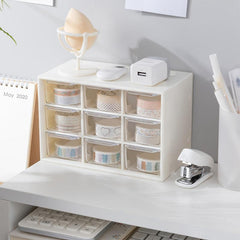 Dustproof Drawer Storage Box Stationery Jewelry Cosmetic Storage Box