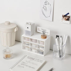 Dustproof Drawer Storage Box Stationery Jewelry Cosmetic Storage Box