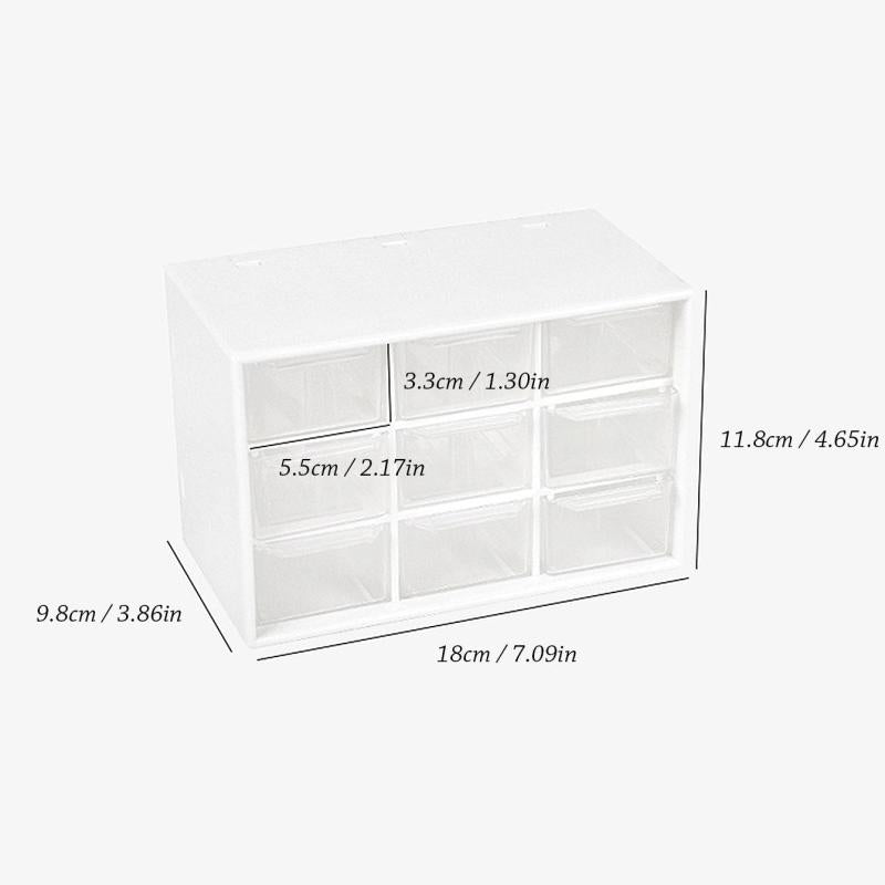 Dustproof Drawer Storage Box Stationery Jewelry Cosmetic Storage Box