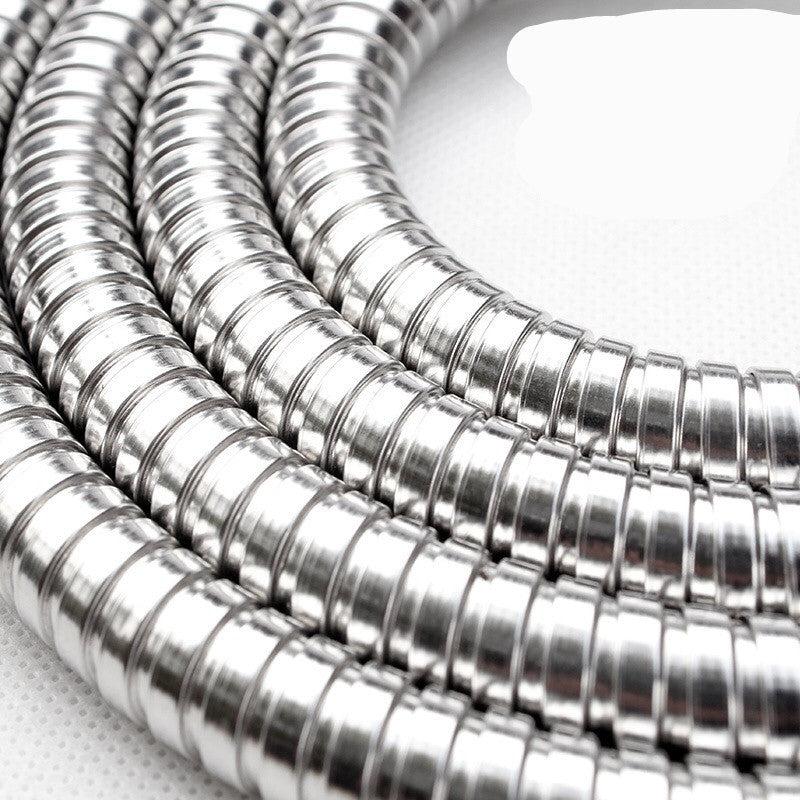 1pc Stainless Steel Explosion-proof Shower Hose 1.5m 59in Bathroom Accessories