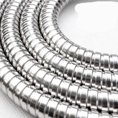 1pc Stainless Steel Explosion-proof Shower Hose 1.5m 59in Bathroom Accessories