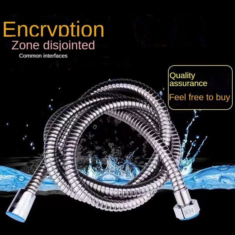 1pc Stainless Steel Explosion-proof Shower Hose 1.5m 59in Bathroom Accessories