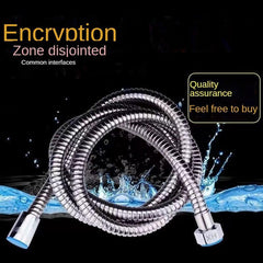 1pc Stainless Steel Explosion-proof Shower Hose 1.5m 59in Bathroom Accessories