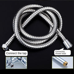 1pc Stainless Steel Explosion-proof Shower Hose 1.5m 59in Bathroom Accessories