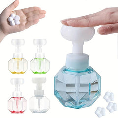 Flower Soap Dispenser with Foam Pump for Bathroom and Cosmetics