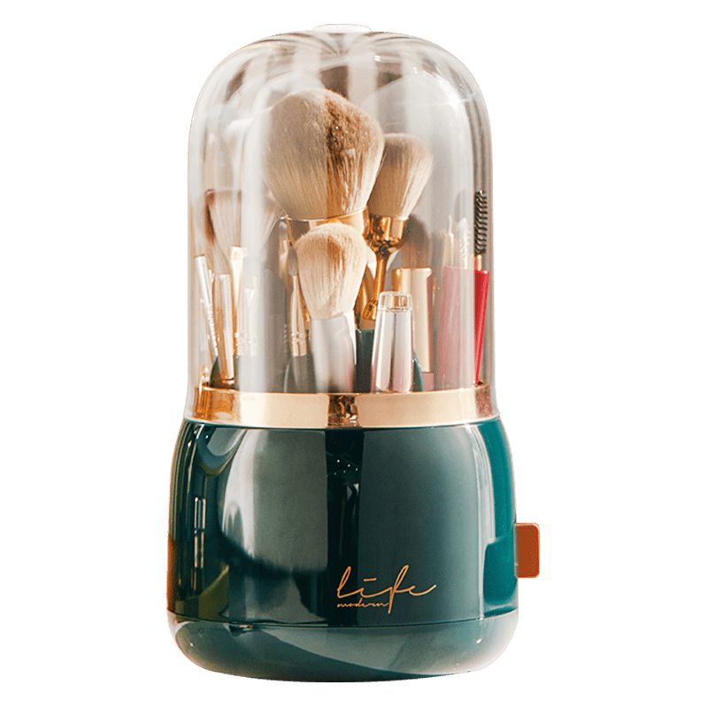360 Rotating Makeup Brush Storage Tube Pen Holder Lipstick Storage Box