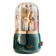 360 Rotating Makeup Brush Storage Tube Pen Holder Lipstick Storage Box