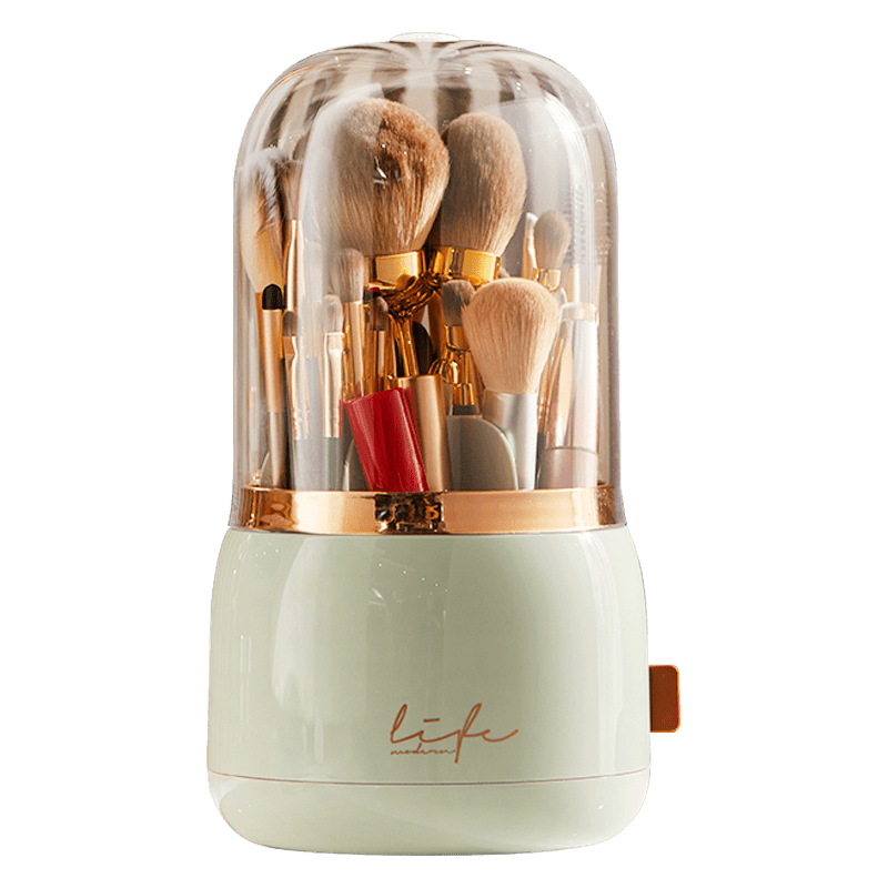 360 Rotating Makeup Brush Storage Tube Pen Holder Lipstick Storage Box